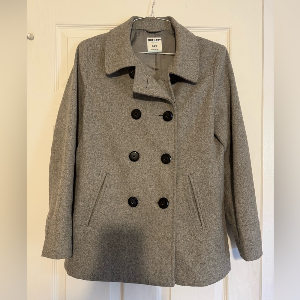 Old Navy Women's Charcoal Peacoat